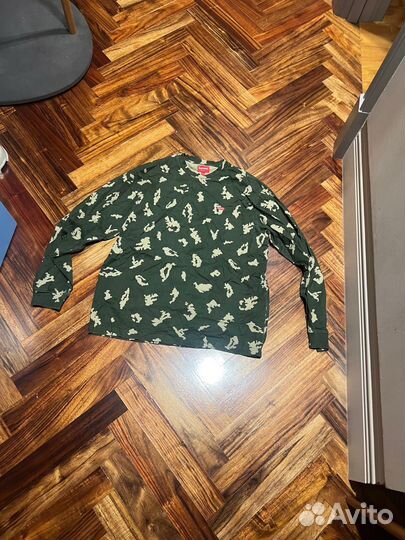 Supreme long sleeve камуфляж