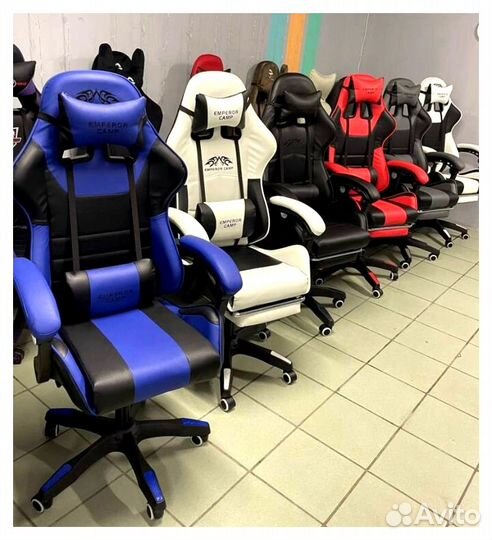Игровое, компьютерное кресло с массажем