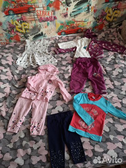 Вещи пакетом на девочку 80-92