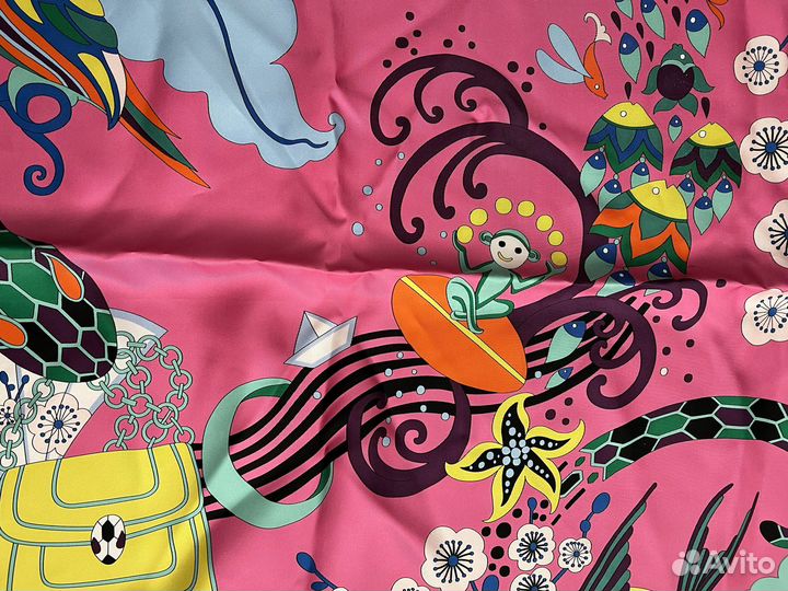 Платок шелковый Bulgari