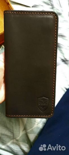 Мужское кожаное портмоне ручной работы