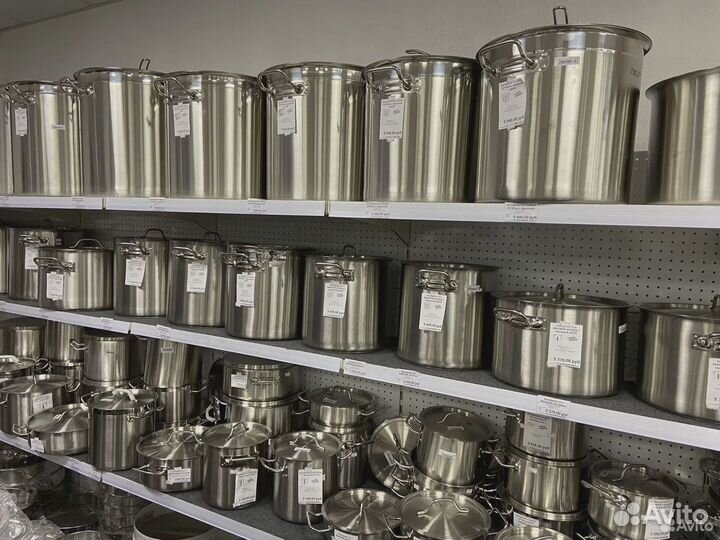 Профессиональные кастрюли, сковороды