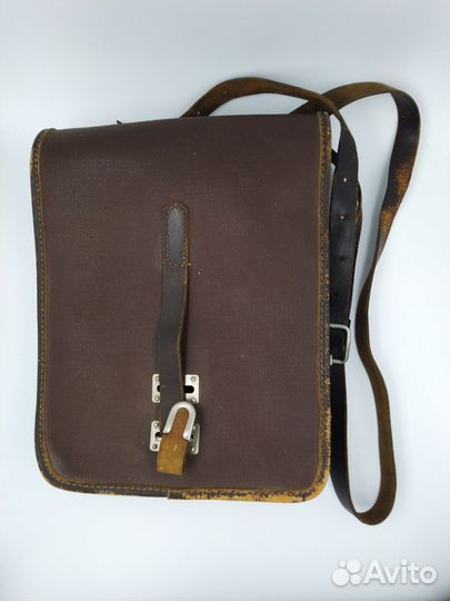Планшет офицерский сумка кирха кожа СССР 50-60 гг