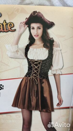 Костюм пирата женский