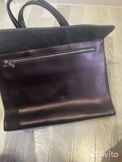 Сумка портфель женская натуральная кожа