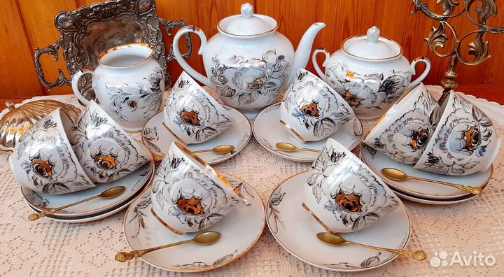 Винтажный сервиз Лфз 