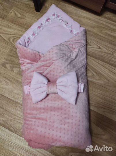 Конверт на выписку для девочки весна осень