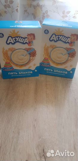 Каша агуша 5 злаков молочная