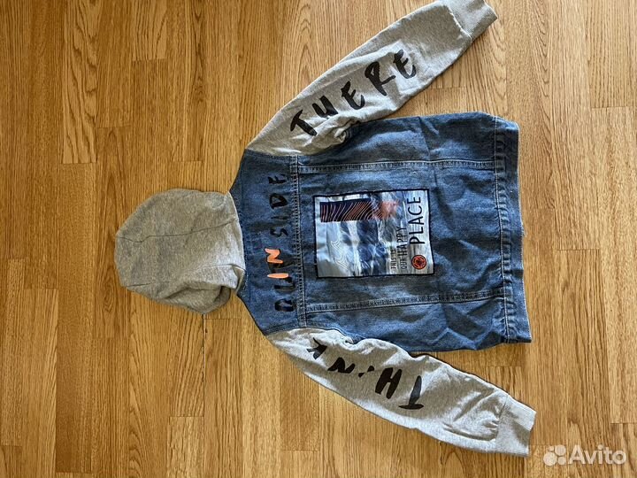 Джинсовый костюм для мальчика 134