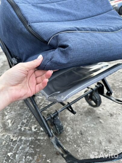 Детские санки коляска