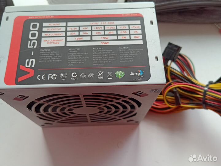 Блоки питания 500 w