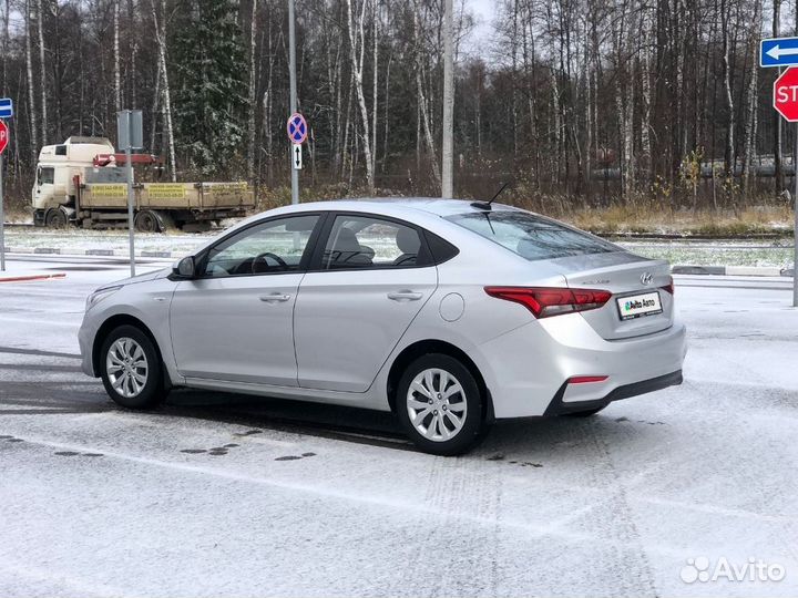 Hyundai Solaris 1.4 AT, 2018, 109 300 км