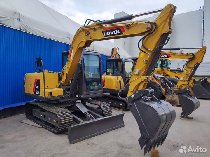 Гусеничный экскаватор Lovol FR80E2, 2023