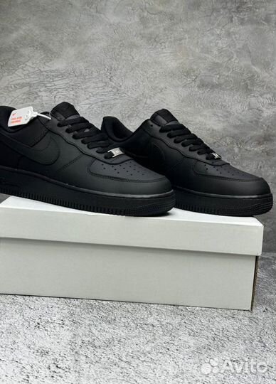 Кроссовки Nike Air Force 1 Supreme Black