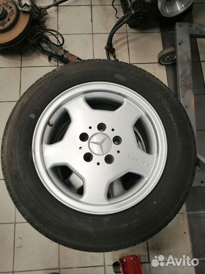 Диски AMG оригинал с резиной r15