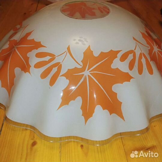 Детали для люстры хрусталь, плафон абажур СССР 3шт