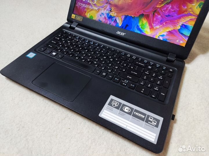 Мощный, быстрый Acer FullHD, i3 6th, 8Gb, SSD128