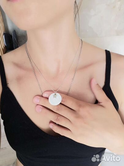 Серьги, колье