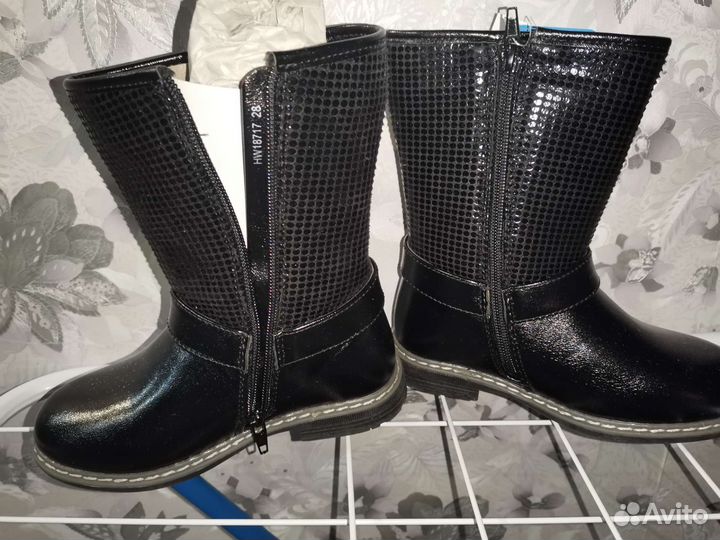 Сапоги для девочки 28