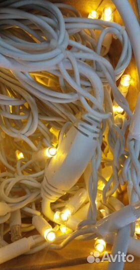 Гирлянда бахрома уличная 12 метров