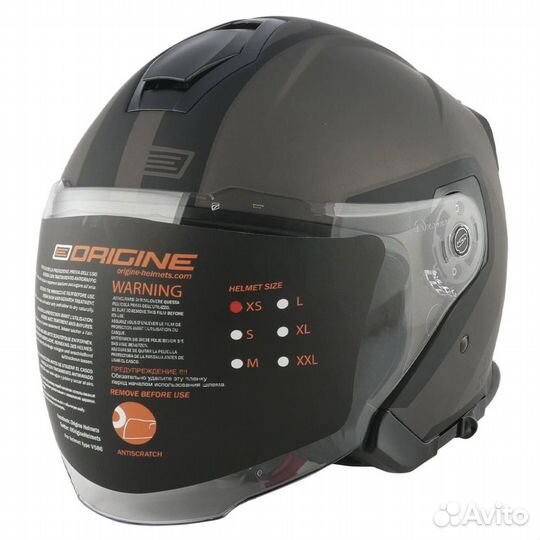 Шлем открытый origine palio Techy (М), новый