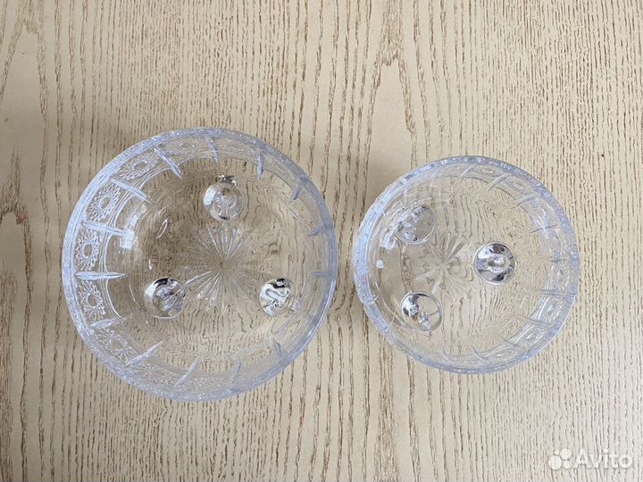 Конфетницы хрустальные