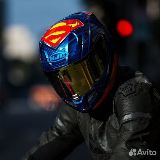 Шлем HJC rpha 11 DC comics superman MC21 L