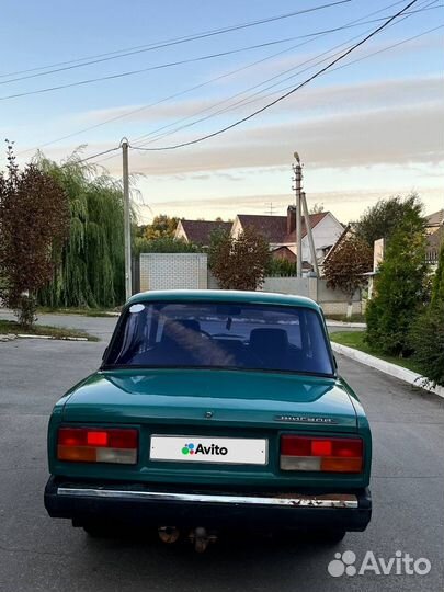 ВАЗ 2107 1.6 МТ, 2003, битый, 89 000 км