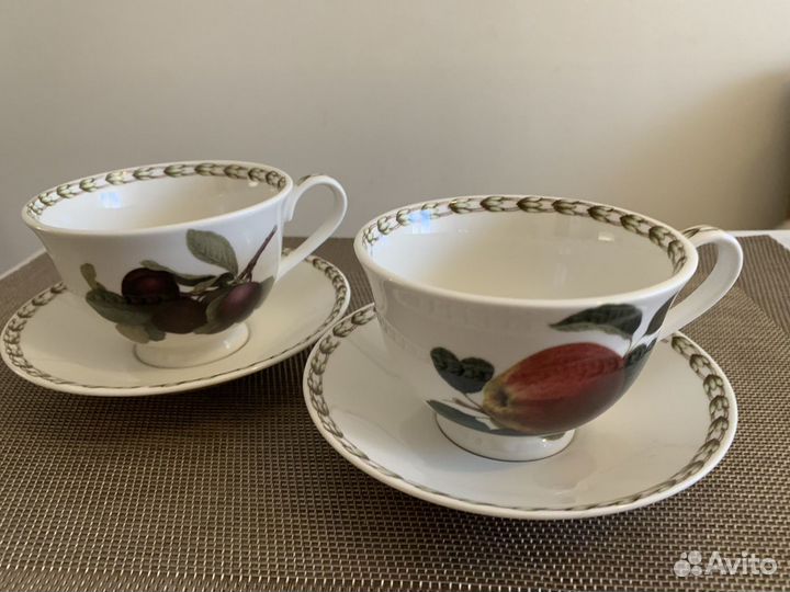 Чашки фарфор Churchill Hookers Fruit Англия