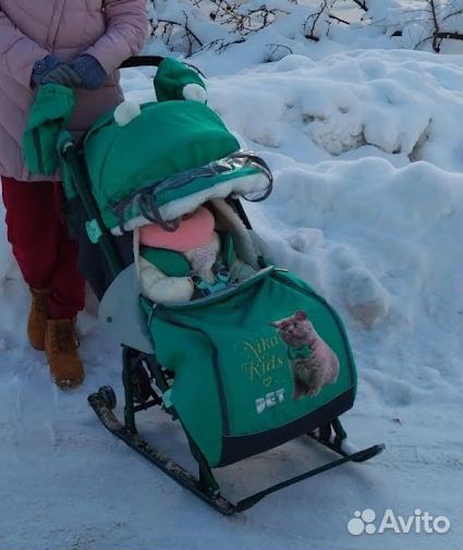 Санки-коляска Ника детям + велосипед 2х-колесный