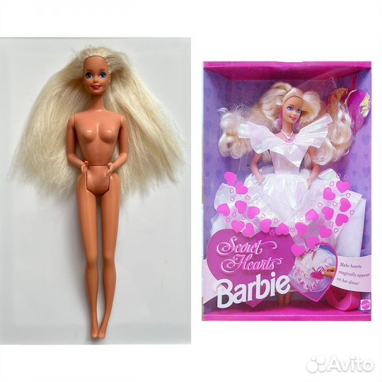 Кукла барби кен secret hearts 1992