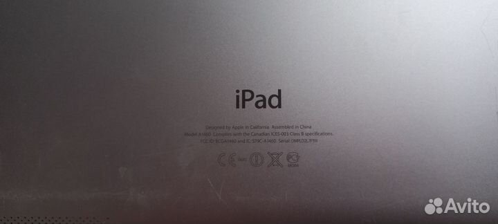 Планшет apple iPad 4 (A 1460)