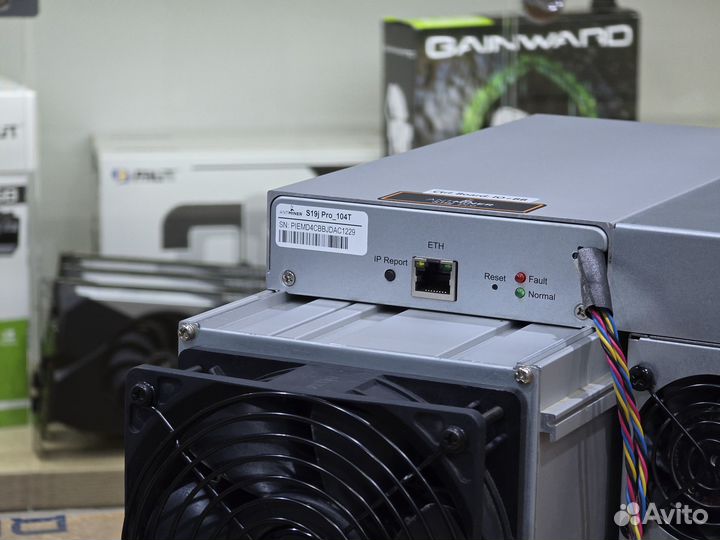Asic майнер Antminer S19J PRO 104 TH/s в идеале