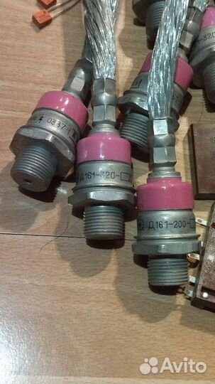 Радиодетали ссср.Силовые диоды, тиристоры