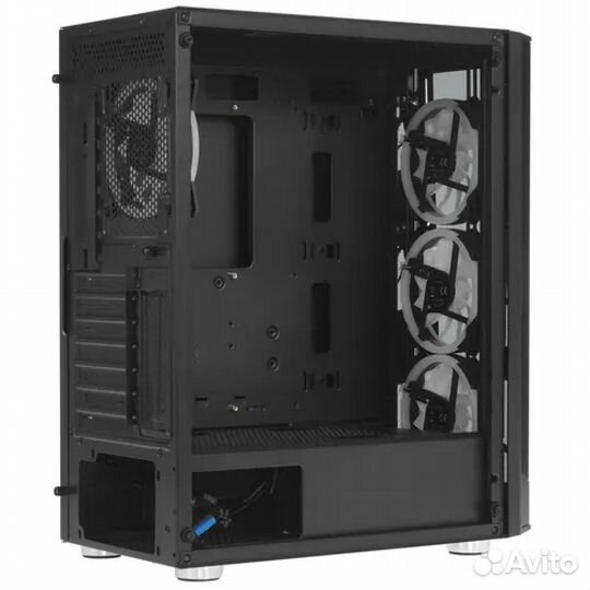 Корпус Aerocool prism-G-BK-v2 485053