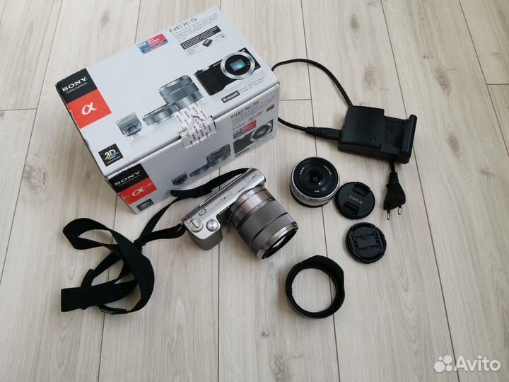 Sony Nex 5 18-55 и 16 2.8