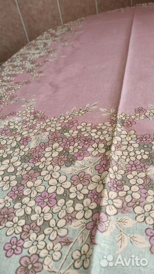 Скатерть льняная новая 170х140 см. СССР