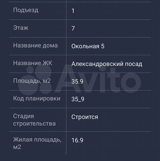 1-к. квартира, 35,9 м², 7/8 эт.