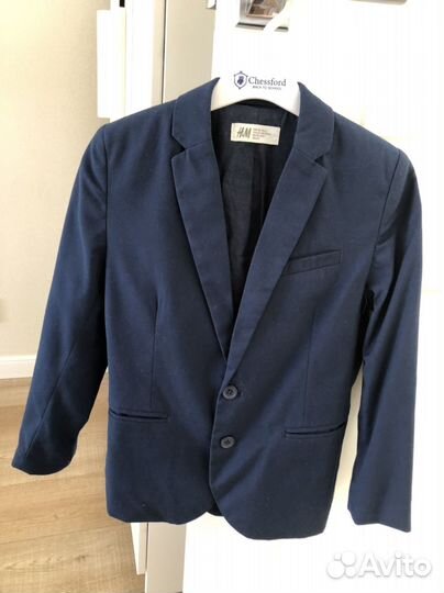 Школьный костюм для мальчика 122 синий H&M