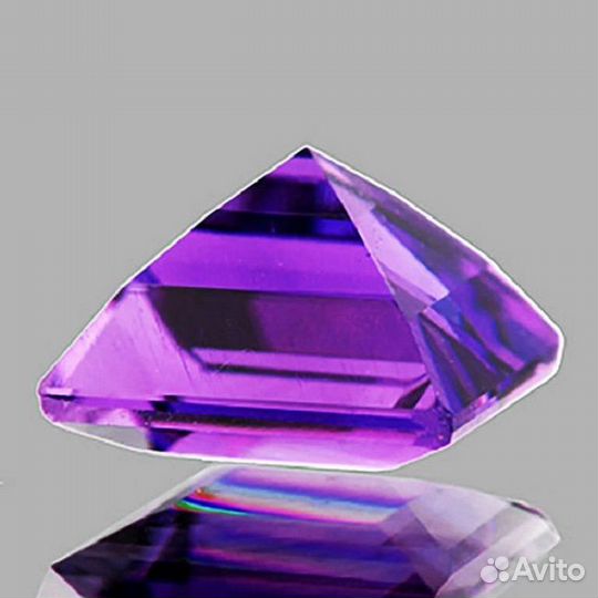 Аметист натуральный 2,54Ct 8мм VVS Square Африка