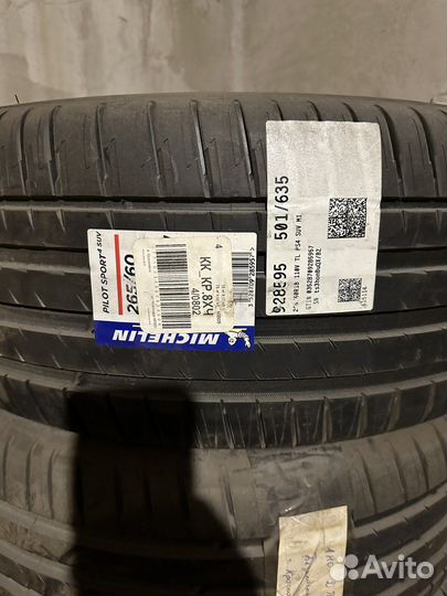 Michelin Pilot Sport 4 SUV 265/60 R18