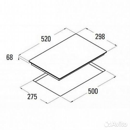 Варочная панель cata IB 302 WH