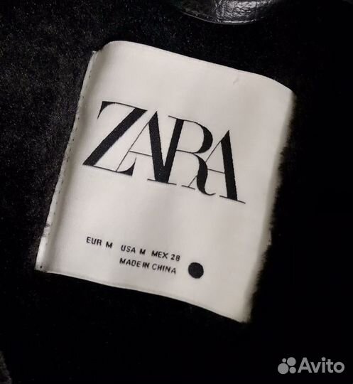 Дубленка авиатор Zara женская