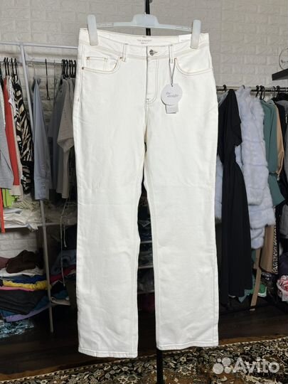 Джинсы белые The straight 46 Германия