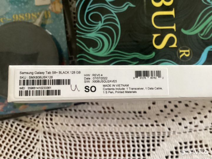 Новый Samsung galaxy tab s8 plus черный