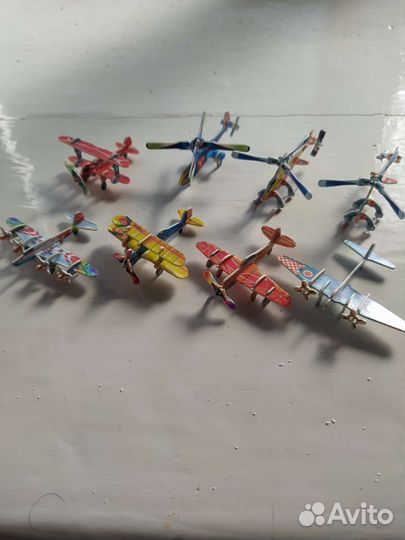 Коллекция моделей авиатехники 8шт