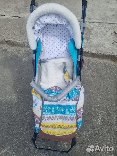 Коляска санки