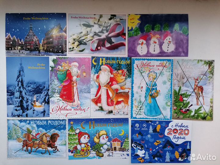 Открытки чистые Четвериков, цветы, Линде др