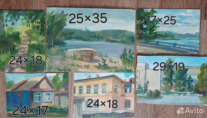 Картина маслом этюд