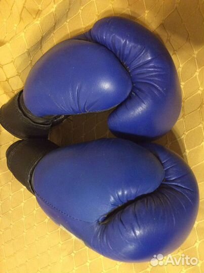 Боксерские перчатки и защита голени Everlast M 10